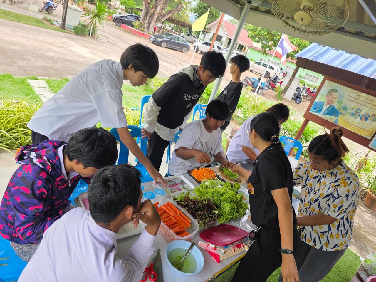 โครงการส่งเสริมการเรียนรู้พัฒนาทักษะสำหรับนักศึกษา สกร.ระดับอำเภอโกสัมพีนคร ;yomuj 19 สิงหาคม 2569